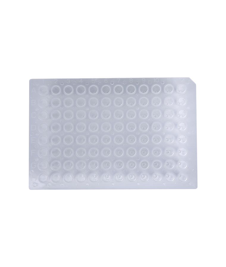 PCR20-C-96-NS 0,2 ml heldere PCR-plaat met 96 putjes zonder rok