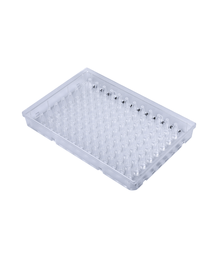 PCR20-C-96-FS-BC 0,2 ml heldere 96-well PCR-plaat met volledige rand